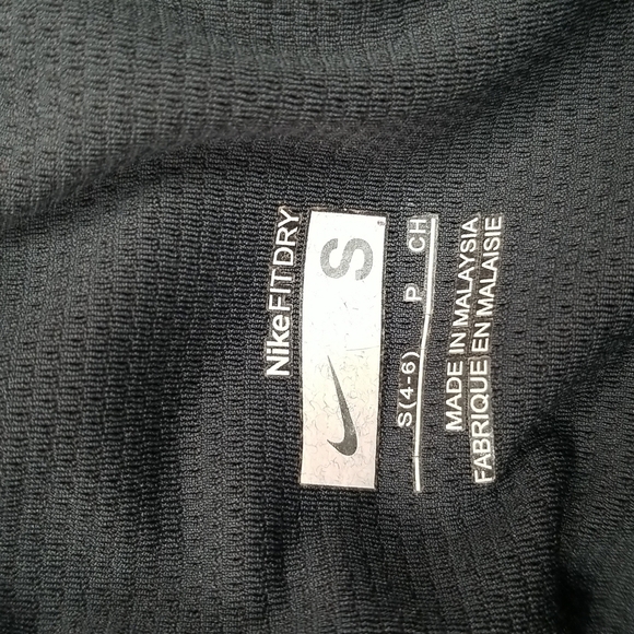 Nike WMS Small Dri Fit Capri Pants Gray Front Zip Vented Running Athletic - Picture 10 of 15